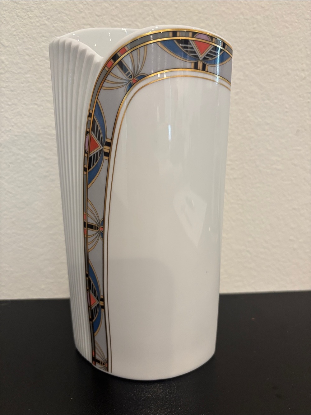 Vintage AK Kaiser Germany Porcelain Vase - "Aalborg" Art Deco Style by K. Nossek